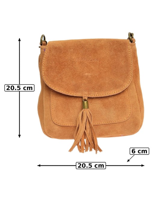 Anna Luchini Braun Rindsledertasche - Image 5
