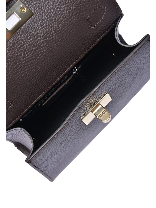 Isabella Rhea Kastanienbraun Rindsledertasche - Image 4