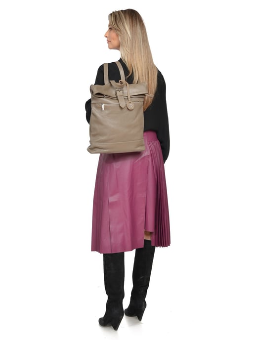 Isabella Rhea Beige Rindsledertasche - Image 5