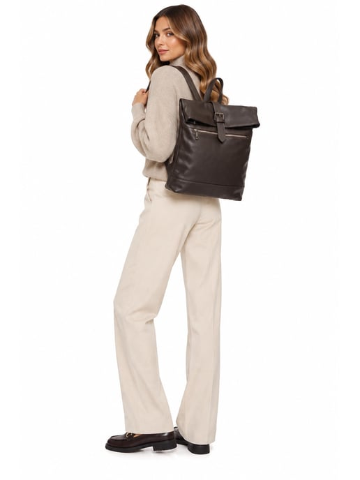 Isabella Rhea Kastanienbraun Rindsledertasche - Image 5