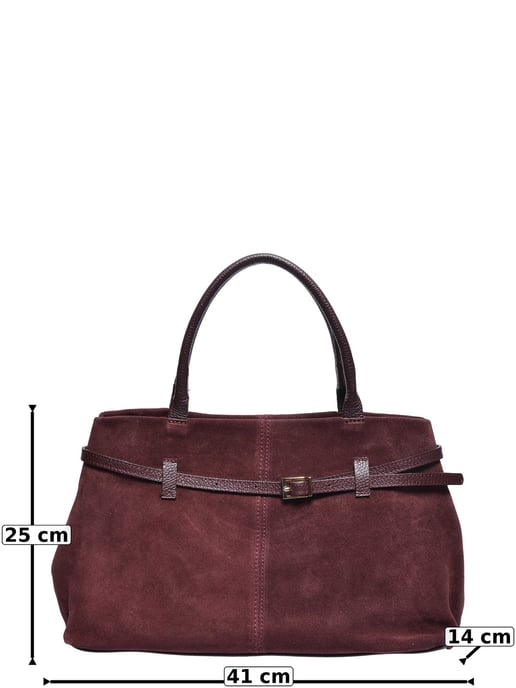 Roberta M BORDEAUX Rindsledertasche - Image 5