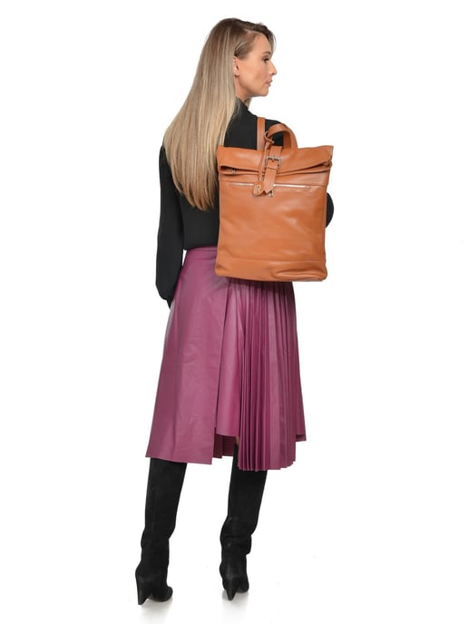 Isabella Rhea Braun Rindsledertasche - Image 5