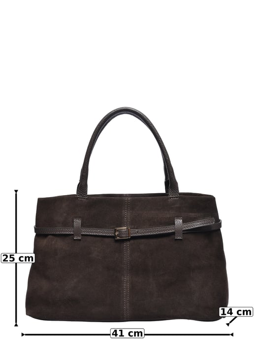 Roberta M Zweifarbig Rindsledertasche - Image 5