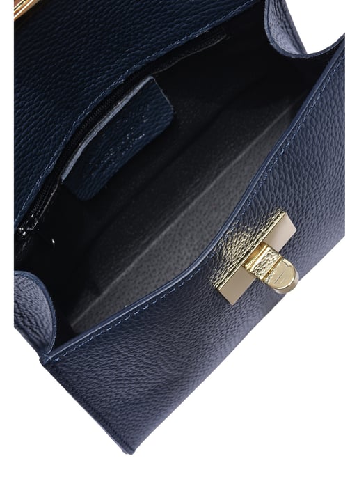 Isabella Rhea Blau Rindsledertasche - Image 4