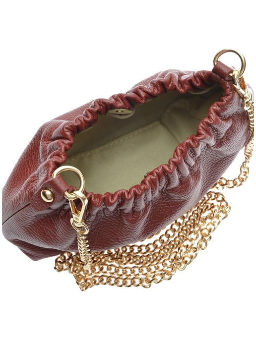 Isabella Rhea Rot & Weinfarbet Rindsledertasche - Image 4