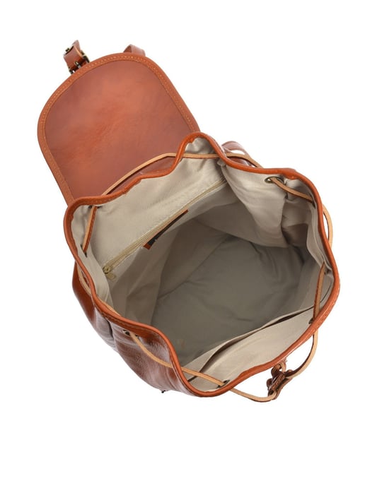 Anna Luchini Braun Rindsledertasche - Image 3