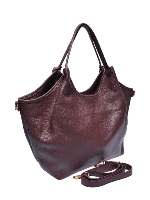 Isabella Rhea Burgund Rindsledertasche - Image 2
