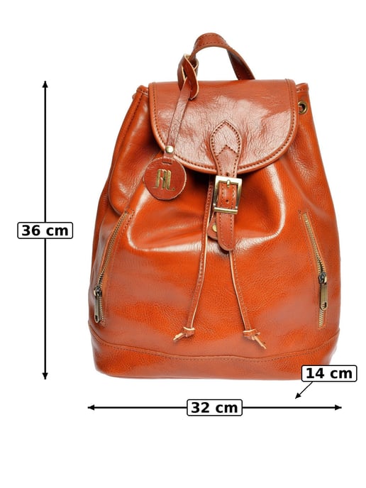 Anna Luchini Braun Rindsledertasche - Image 5