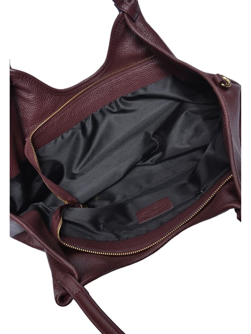 Isabella Rhea Burgund Rindsledertasche - Image 4