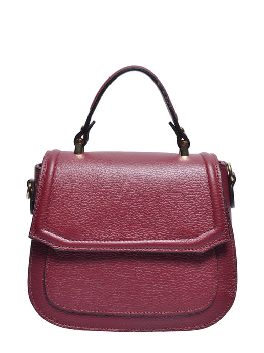 Isabella Rhea Weinfarbe Rindsledertasche - Image 1
