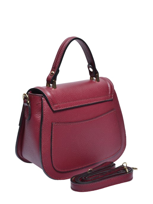Isabella Rhea Weinfarbe Rindsledertasche - Image 2