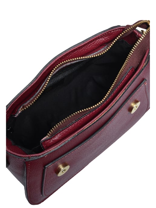 Isabella Rhea Weinfarbe Rindsledertasche - Image 4