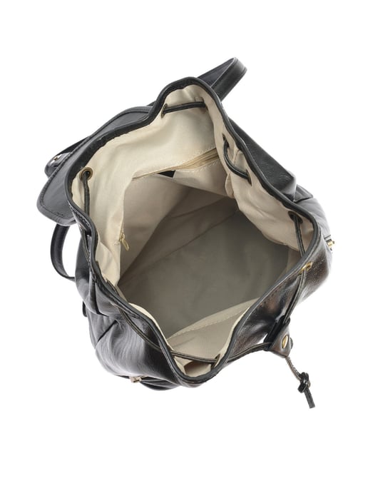 Anna Luchini Schwarz Rindsledertasche - Image 4