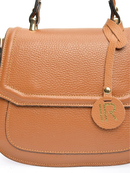 Isabella Rhea Braun Rindsledertasche - Image 3