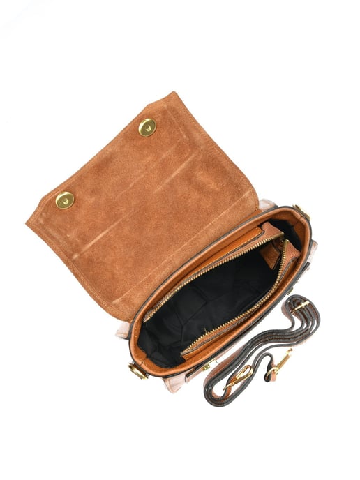 Isabella Rhea Braun Rindsledertasche - Image 4