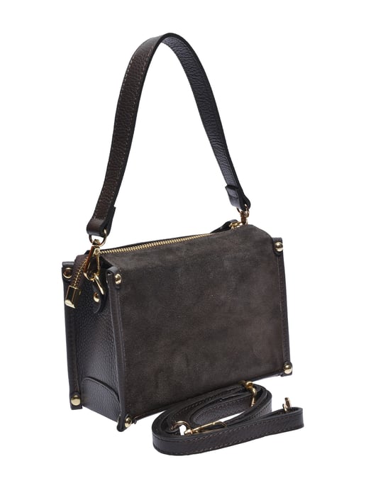 Anna Luchini Kastanienbraun Rindsledertasche - Image 2