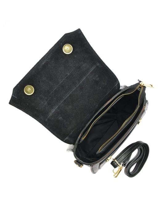 Isabella Rhea Schwarz Rindsledertasche - Image 4