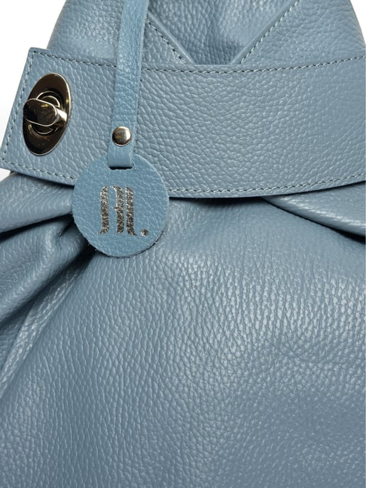 Anna Luchini Türkis Rindsledertasche - Image 3