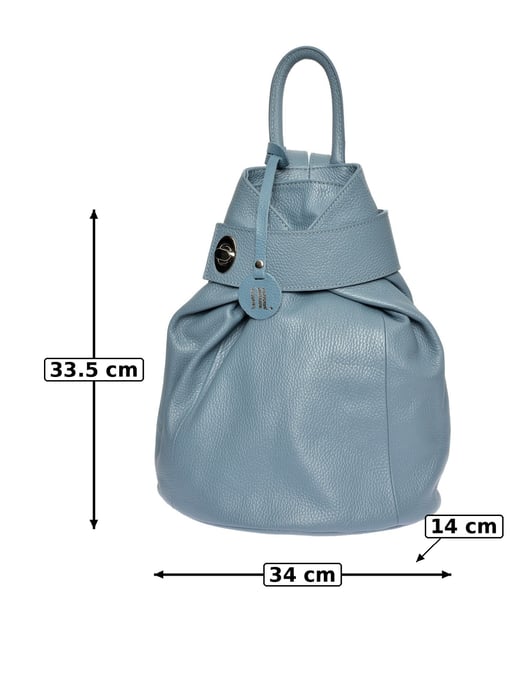 Anna Luchini Türkis Rindsledertasche - Image 6