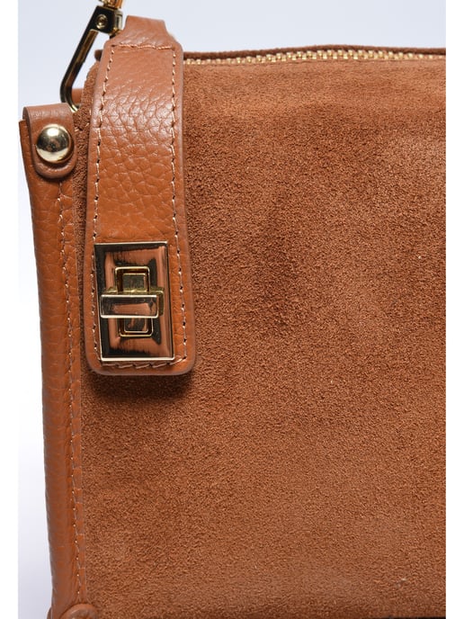 Anna Luchini Braun Rindsledertasche - Image 3