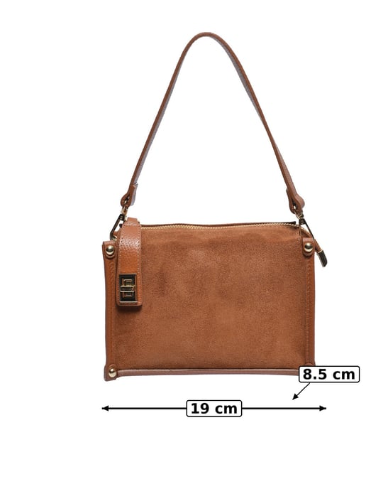 Anna Luchini Braun Rindsledertasche - Image 5
