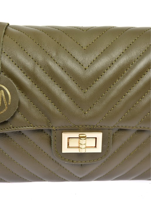 Roberta M Grün Rindsledertasche - Image 3