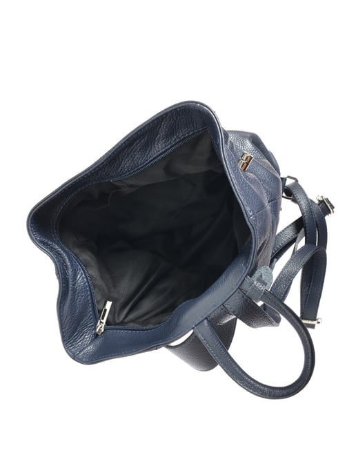 Anna Luchini Blau Rindsledertasche - Image 4