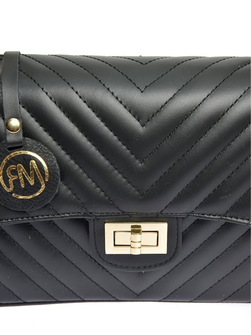 Roberta M Schwarz Rindsledertasche - Image 3
