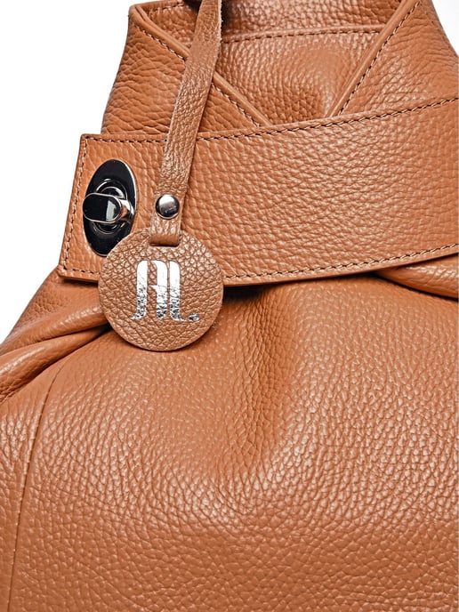 Anna Luchini Braun Rindsledertasche - Image 3