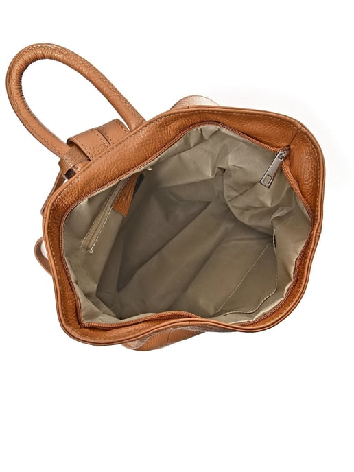 Anna Luchini Braun Rindsledertasche - Image 4