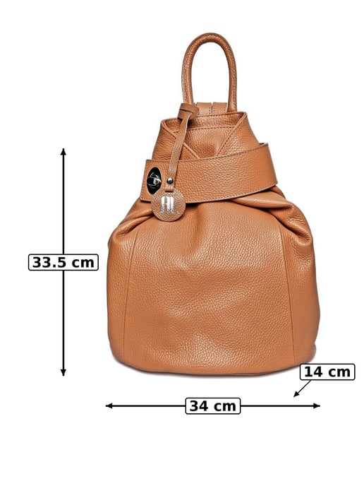 Anna Luchini Braun Rindsledertasche - Image 5