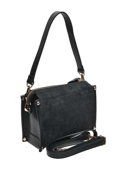 Anna Luchini Schwarz Rindsledertasche - Image 2