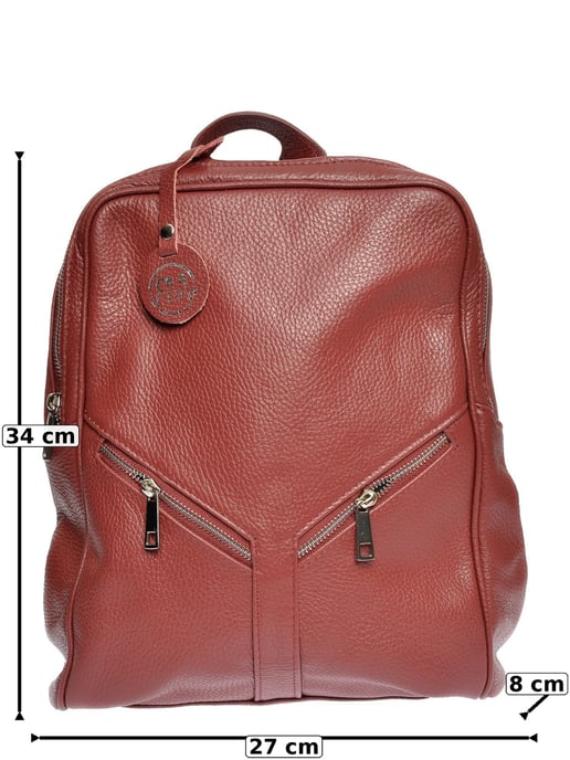 Roberta M Rot Rindsledertasche - Image 6