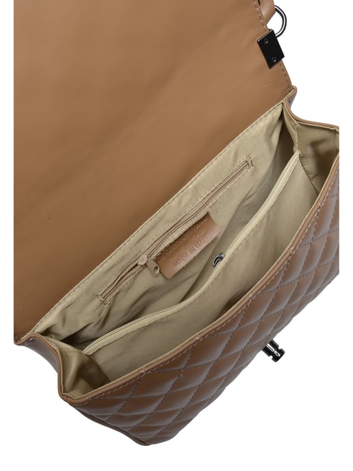Anna Luchini Beige Rindsledertasche - Image 4