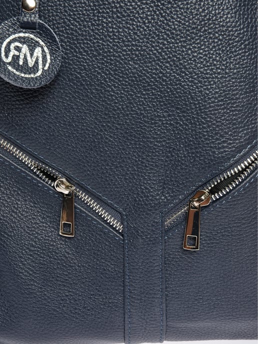 Roberta M BLAU Rindsledertasche - Image 3