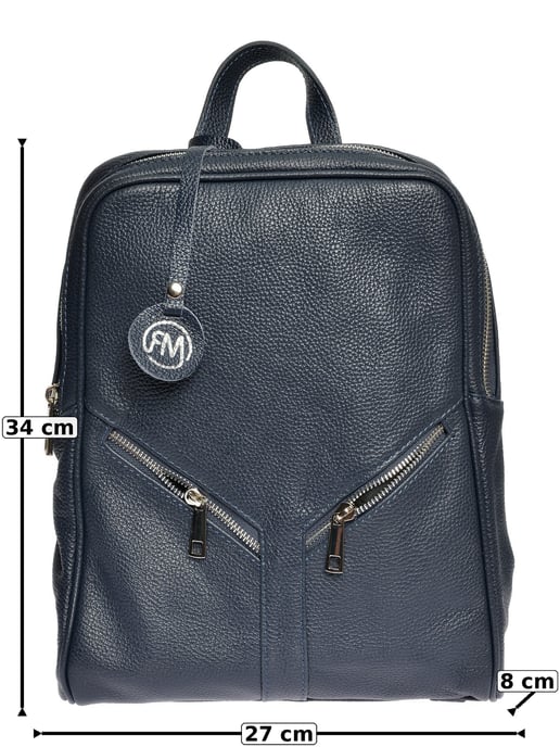 Roberta M BLAU Rindsledertasche - Image 6