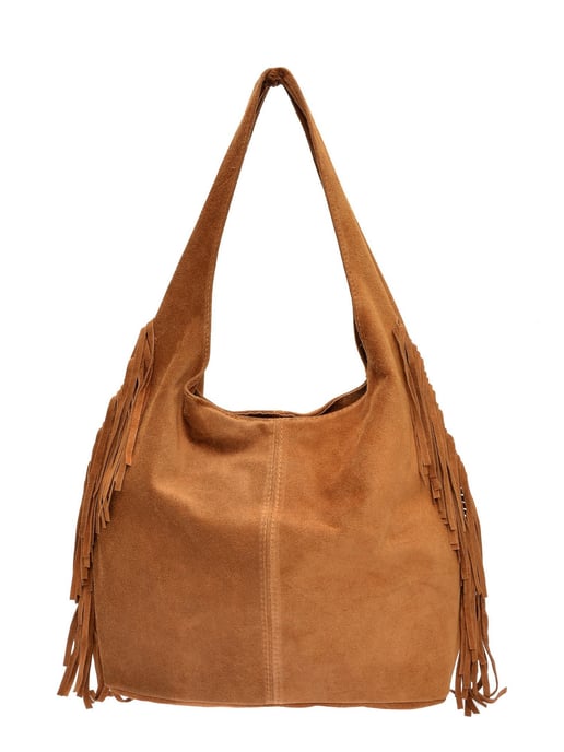 Isabella Rhea Braun Rindsledertasche - Image 1
