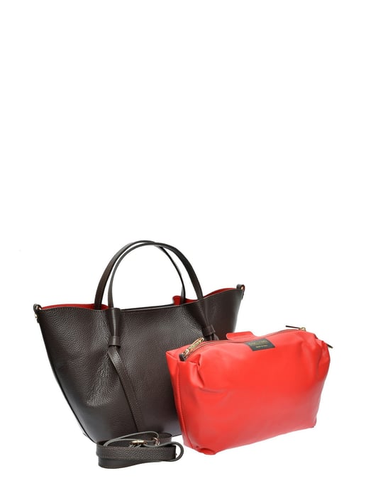 Isabella Rhea Kastanienbraun Rindsledertasche - Image 2