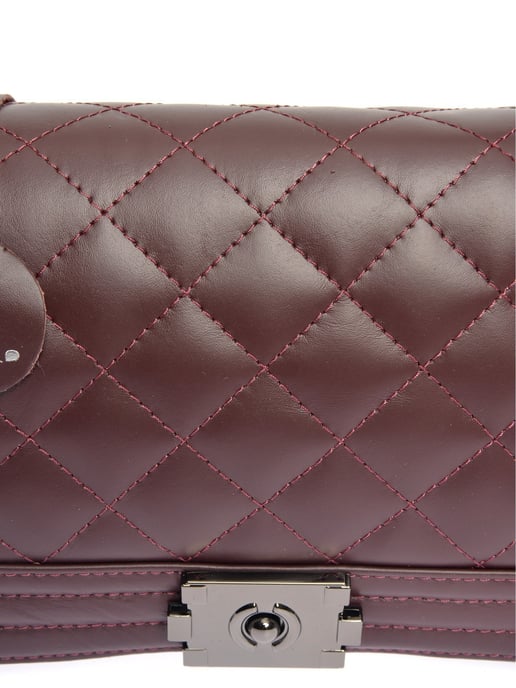 Anna Luchini Weinfarbe Rindsledertasche - Image 3
