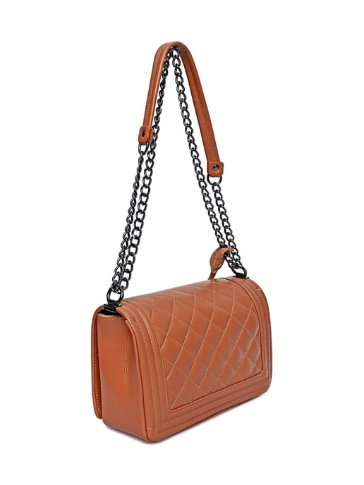 Anna Luchini Braun Rindsledertasche - Image 2