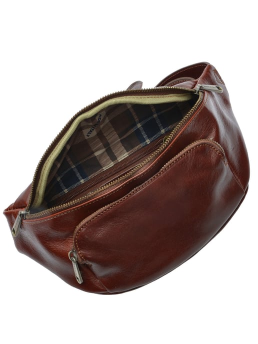 Isabella Rhea Kastanienbraun Rindsledertasche - Image 4