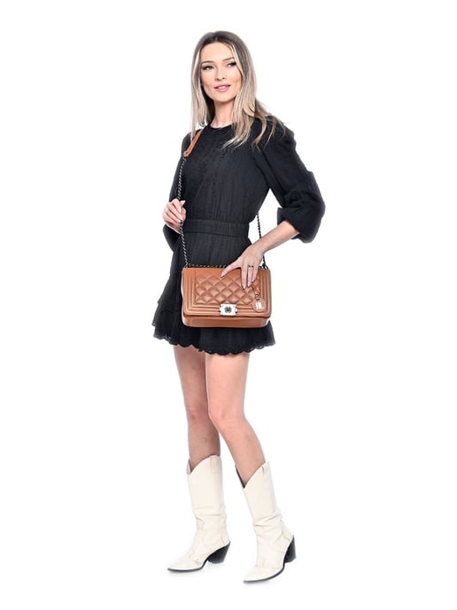 Anna Luchini Braun Rindsledertasche - Image 5