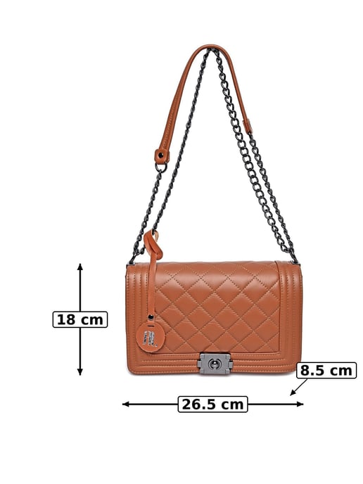 Anna Luchini Braun Rindsledertasche - Image 6