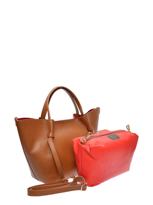 Isabella Rhea Braun Rindsledertasche - Image 2