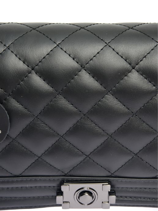 Anna Luchini Schwarz Rindsledertasche - Image 3
