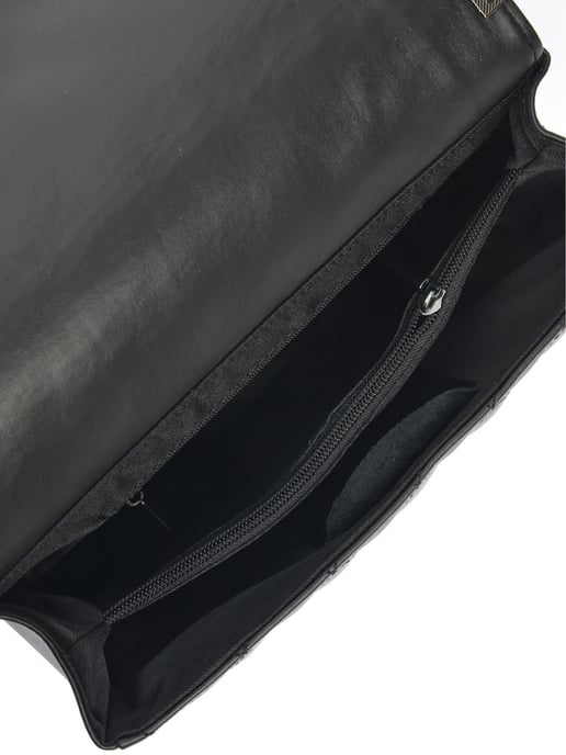 Anna Luchini Schwarz Rindsledertasche - Image 4