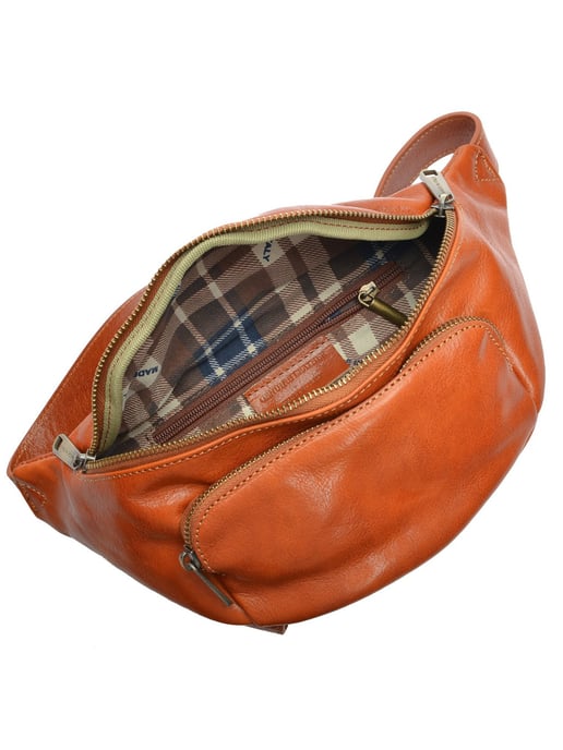 Isabella Rhea Braun Rindsledertasche - Image 4