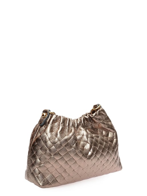 Anna Luchini Bronze Rindsledertasche - Image 2
