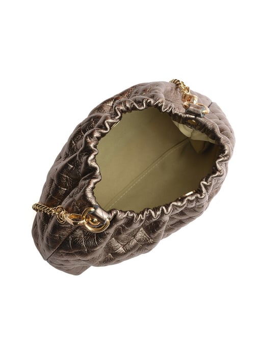 Anna Luchini Bronze Rindsledertasche - Image 3