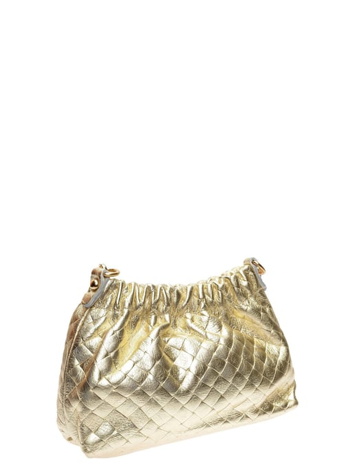 Anna Luchini Gold Rindsledertasche - Image 2